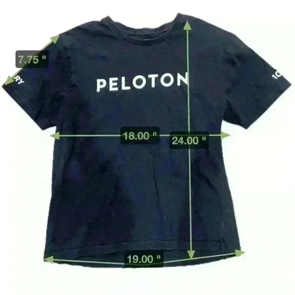 Peloton Crop Tee. Size S - Picture 6 of 6